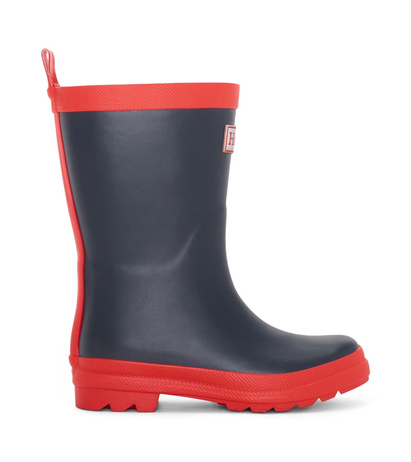Hatley Unisex Kids Rain Boots, Navy & Red, 12 Little Kid - Image 4